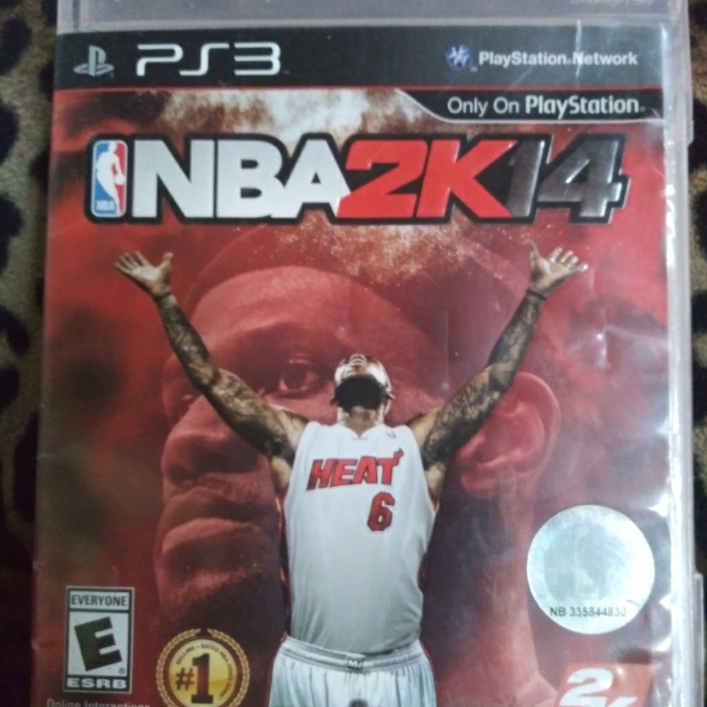 NBA 2K14 BASKETBALL BALL VIDEO GAME PS3